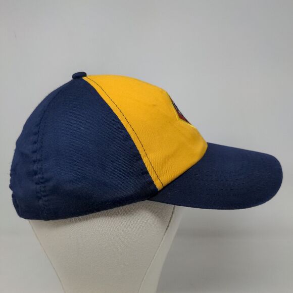 Boy Scouts Boy's Strapback Hat Blue Yellow Wolf Cub Embroidered Logo Adjustable - Picture 5 of 7